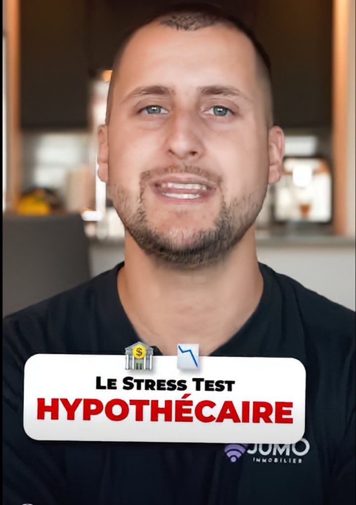Montage de short vertical livré pour Facebook : vidéo sur le stress test hypothécaire, animations et effets