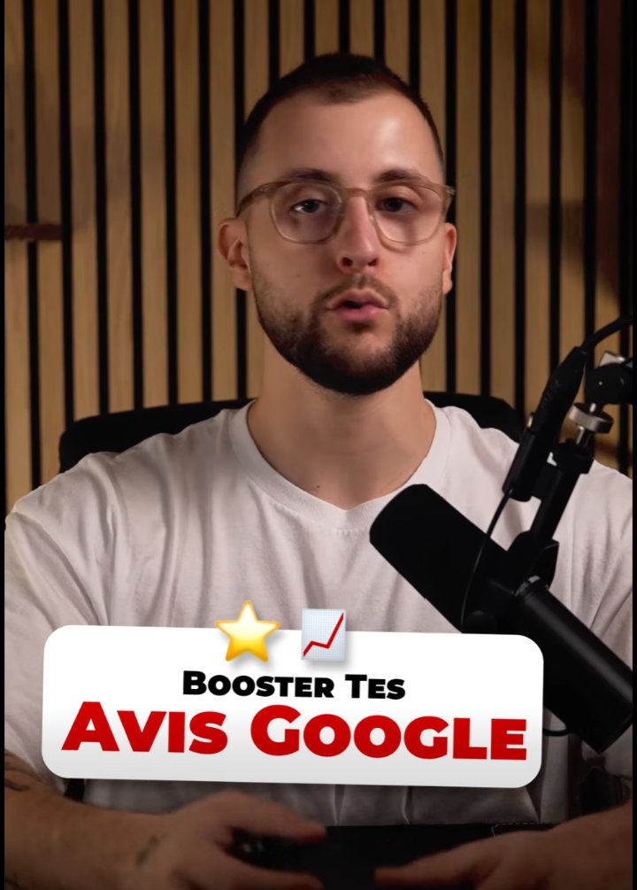 Montage de short vertical livré pour Facebook : vidéo Booster tes avis Google, branding et rythme